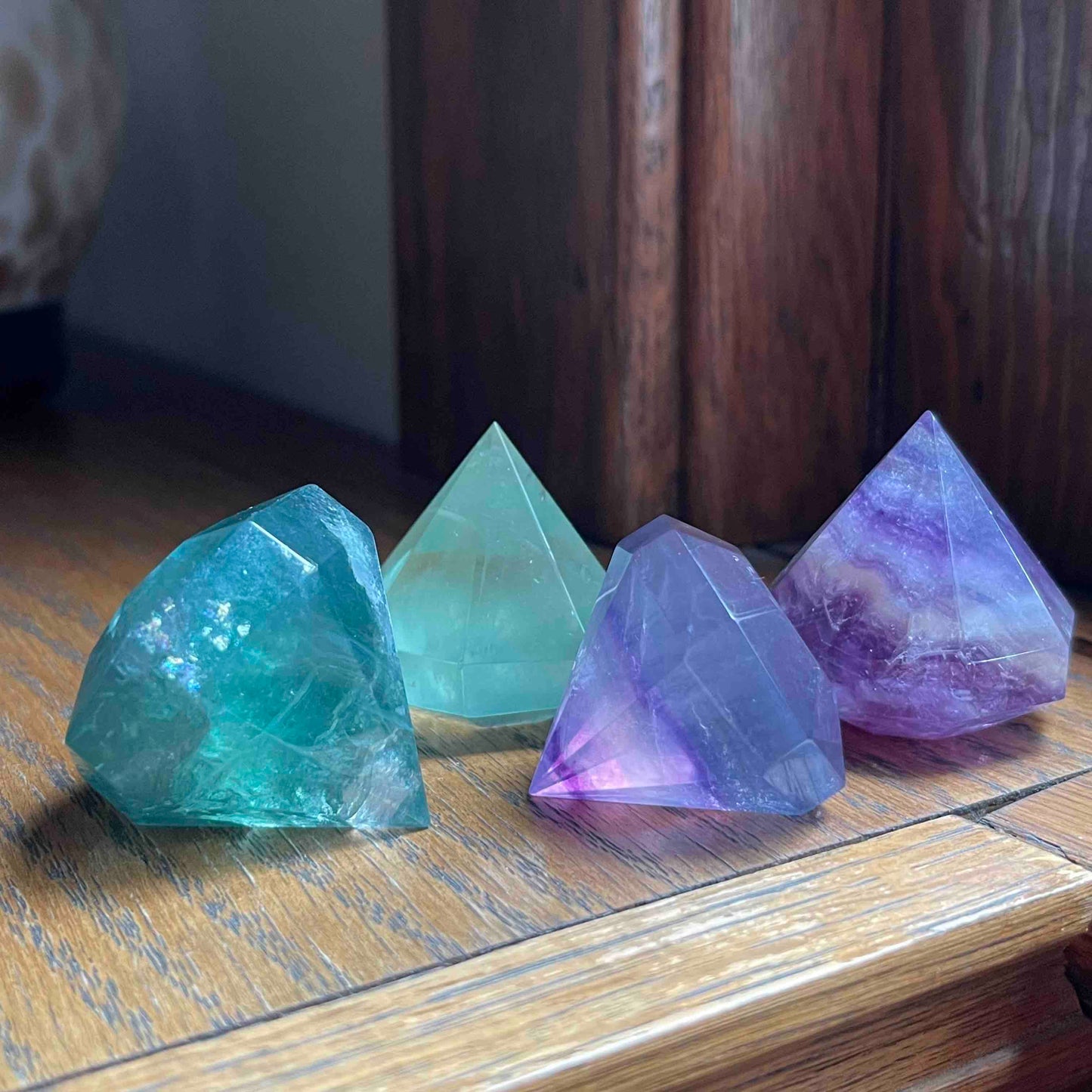 Fluorite Diamonds // Unique Shape