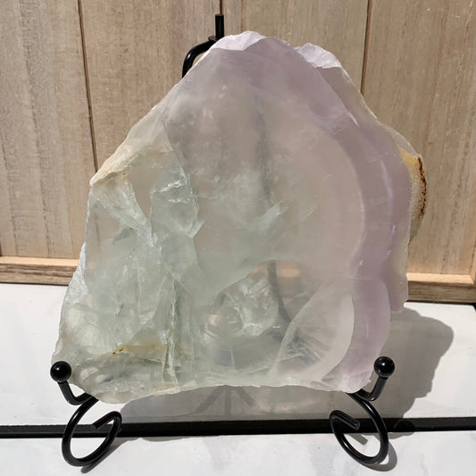 Lavender + Green Pastel Fluorite Slab