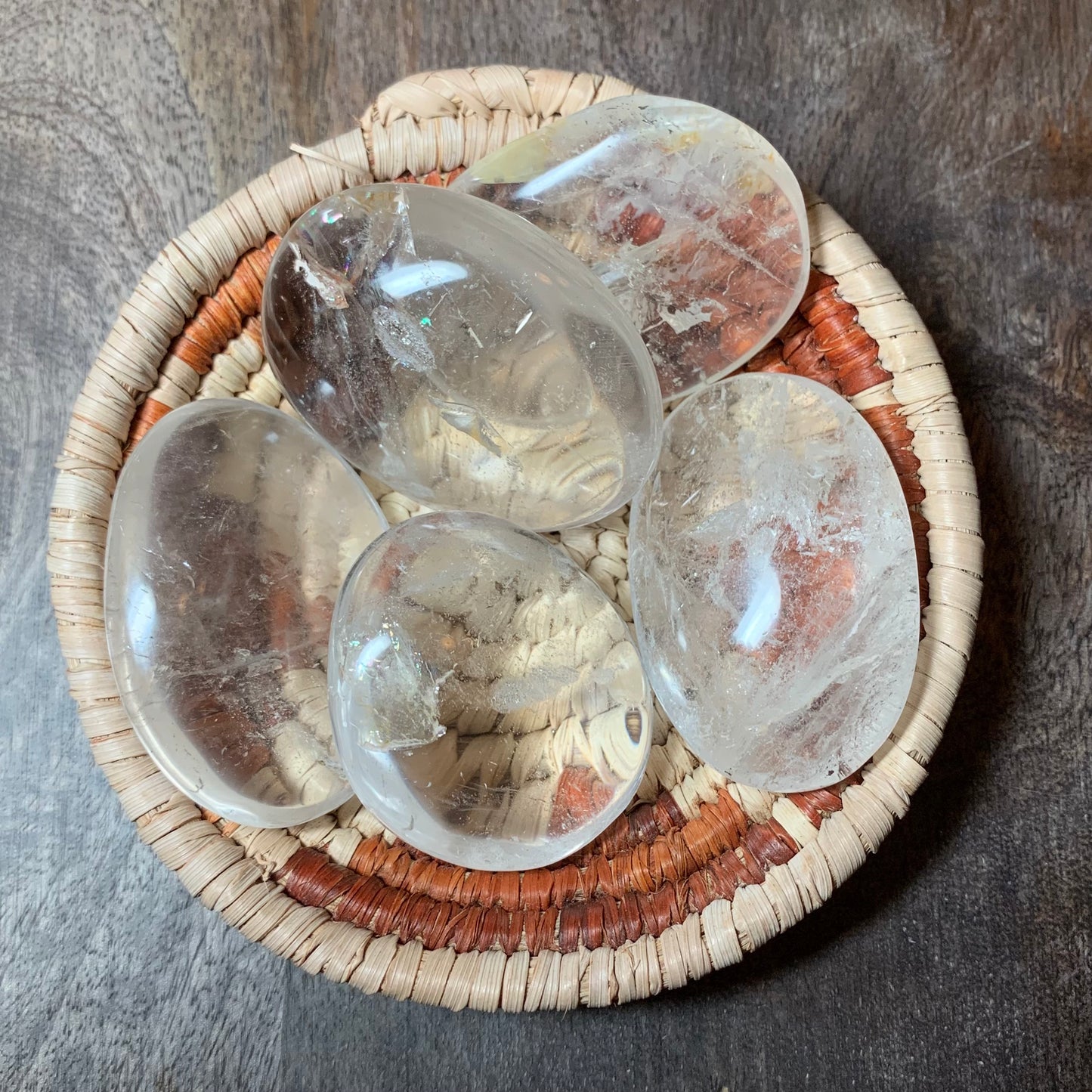 Clear Quartz Palmstones