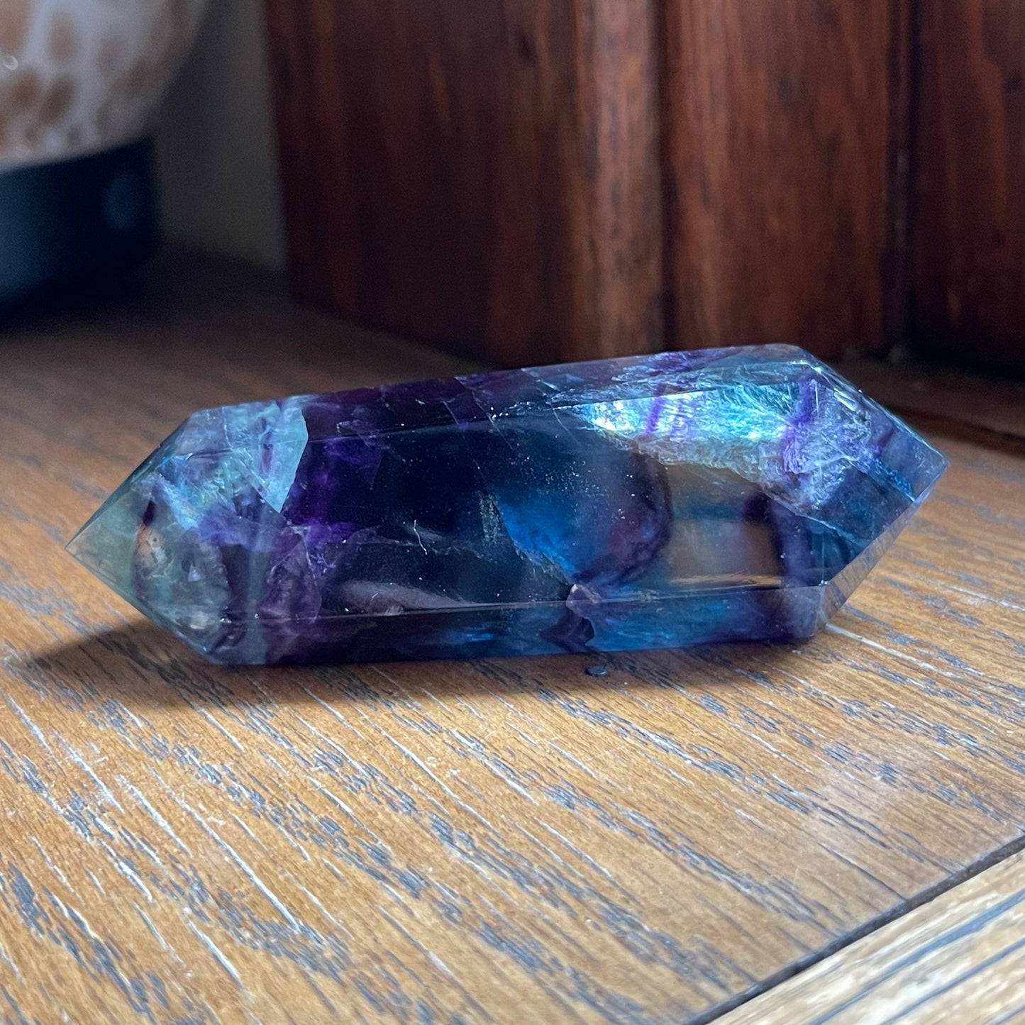 Fluorite Double Terminated Points (Large) // Rainbows + Gorgeous Quality