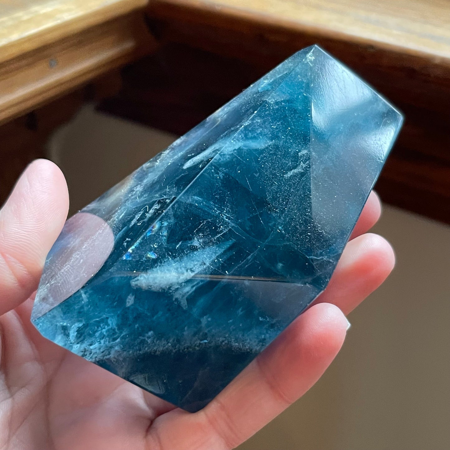Ocean Blue Fluorite Freeforms // Extra Large