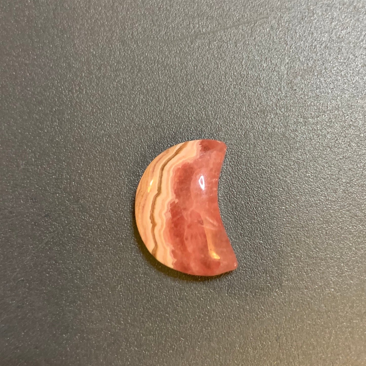 Gemmy Rhodochrosite Moons - Polished Back Side (Flat)
