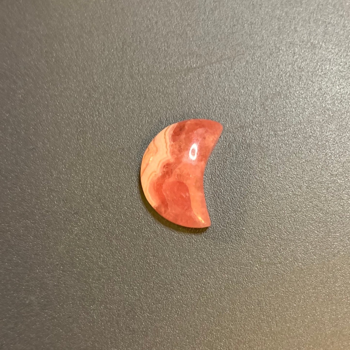 Gemmy Rhodochrosite Moons - Polished Back Side (Flat)