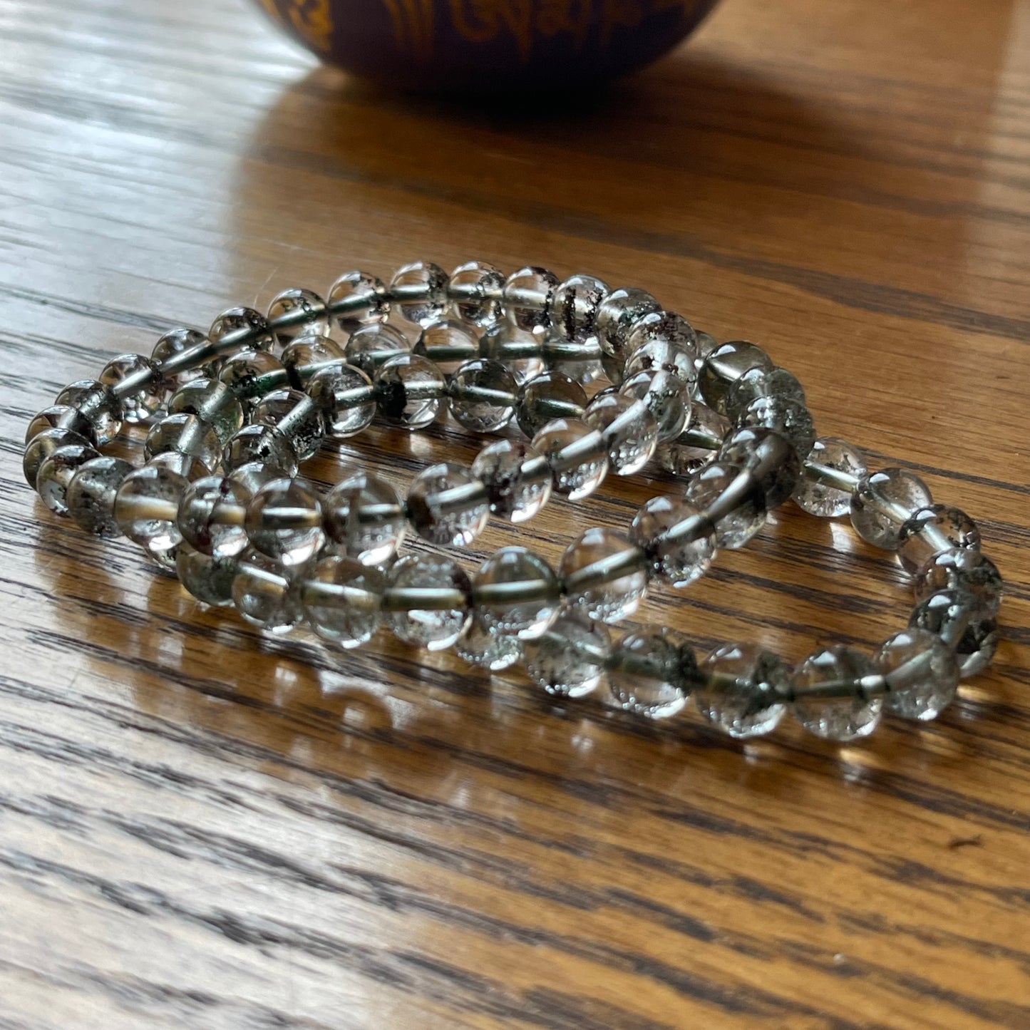 Garden Quartz Bracelets // 7" bracelet + 7.5mm bead