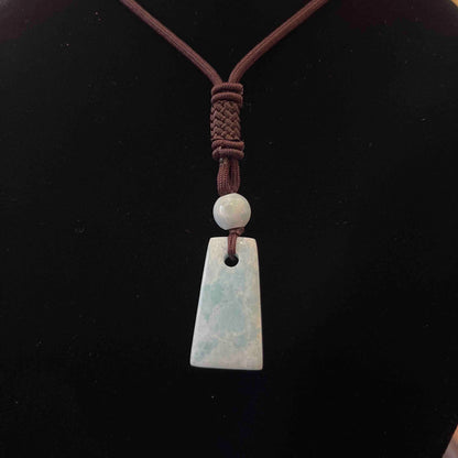 Larimar Pendants with Adjustable Cord Necklace // Gorgeous Blue + Highest Quality!