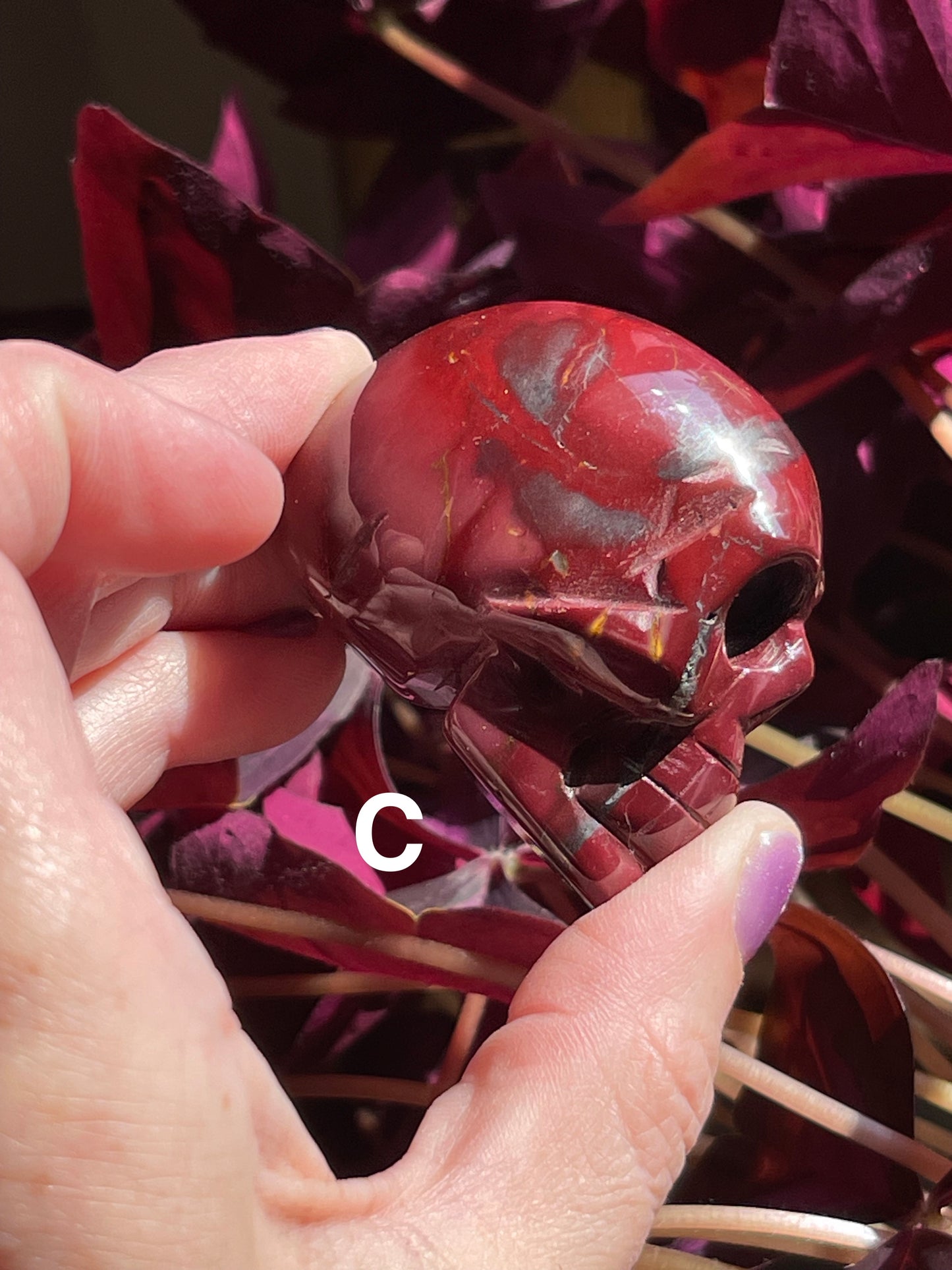 Mookaite Jasper Skulls