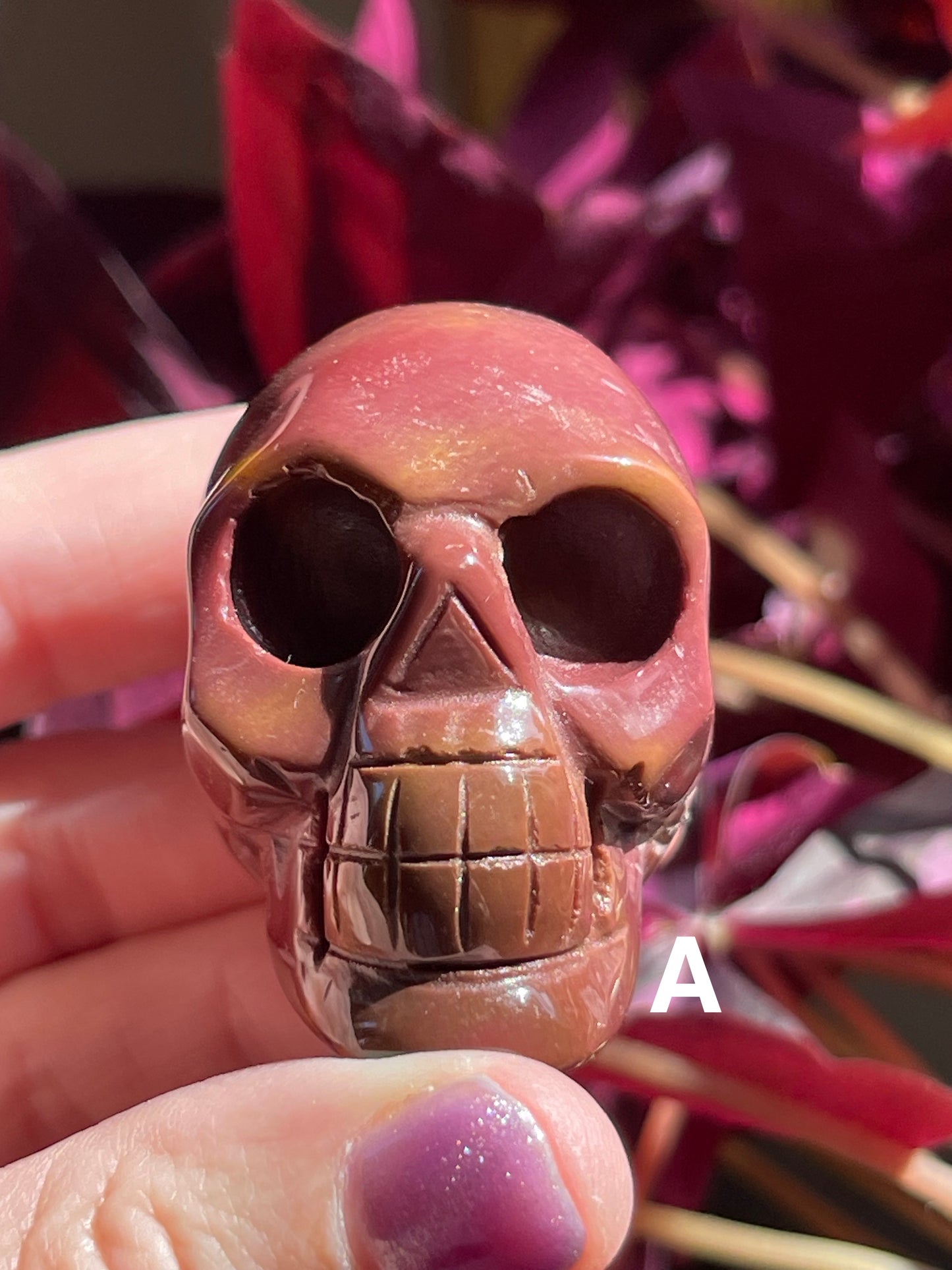 Mookaite Jasper Skulls