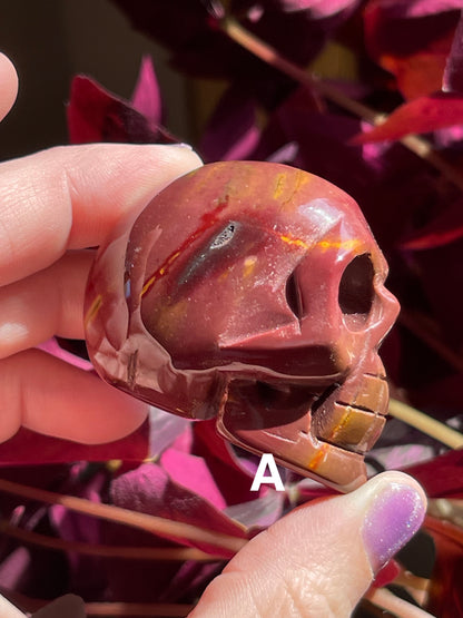 Mookaite Jasper Skulls