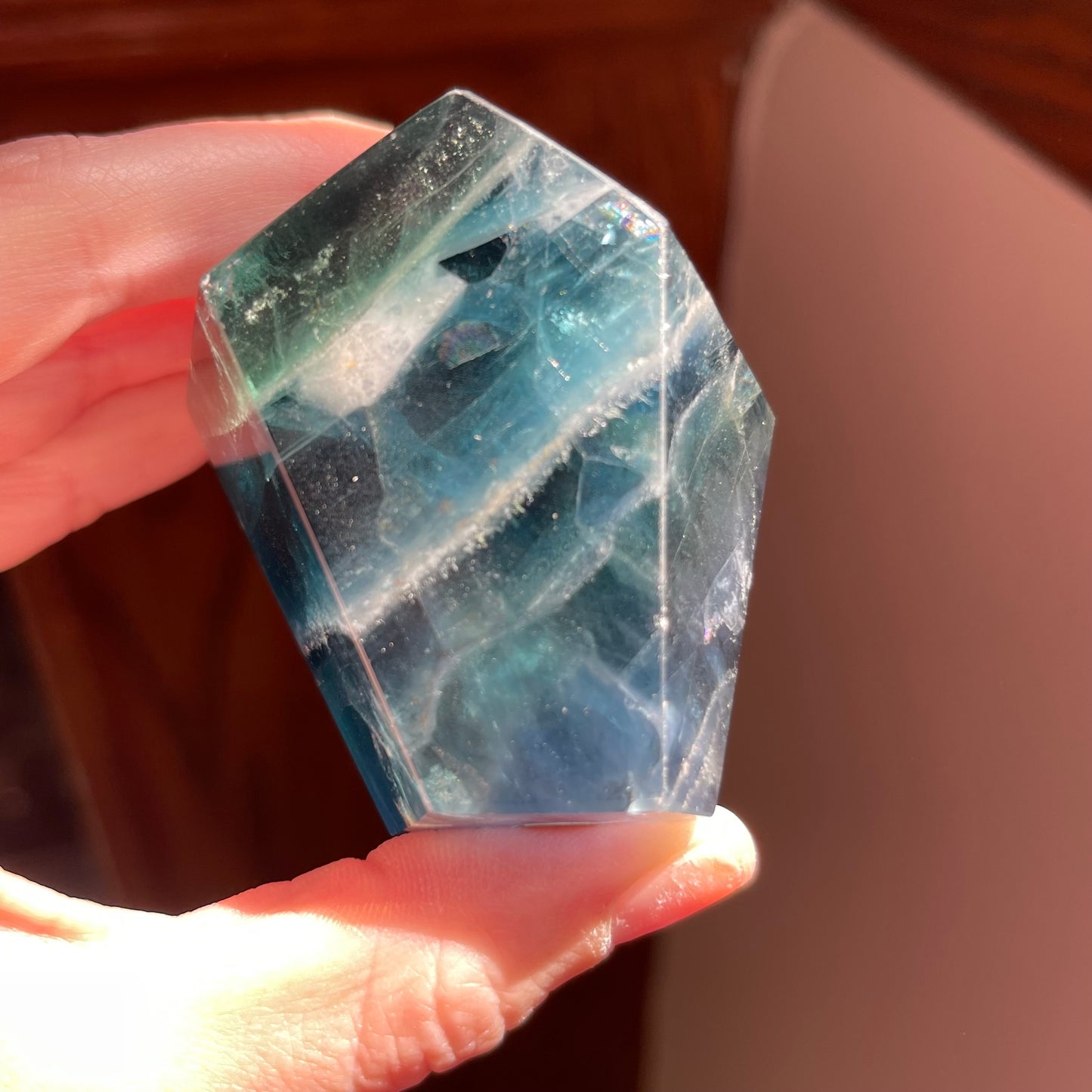 Gorgeous Blue Fluorite Freeforms // Extra Large Size - Some Banded with Blend of other Colors