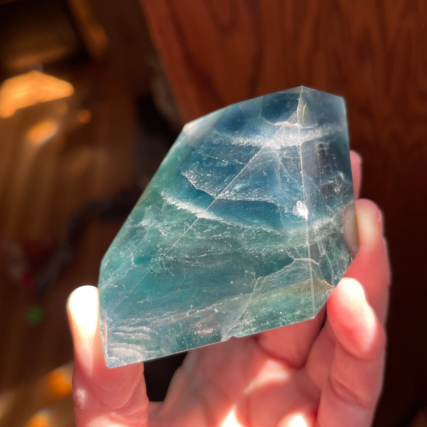 Gorgeous Blue Fluorite Freeforms // Extra Large Size - Some Banded with Blend of other Colors