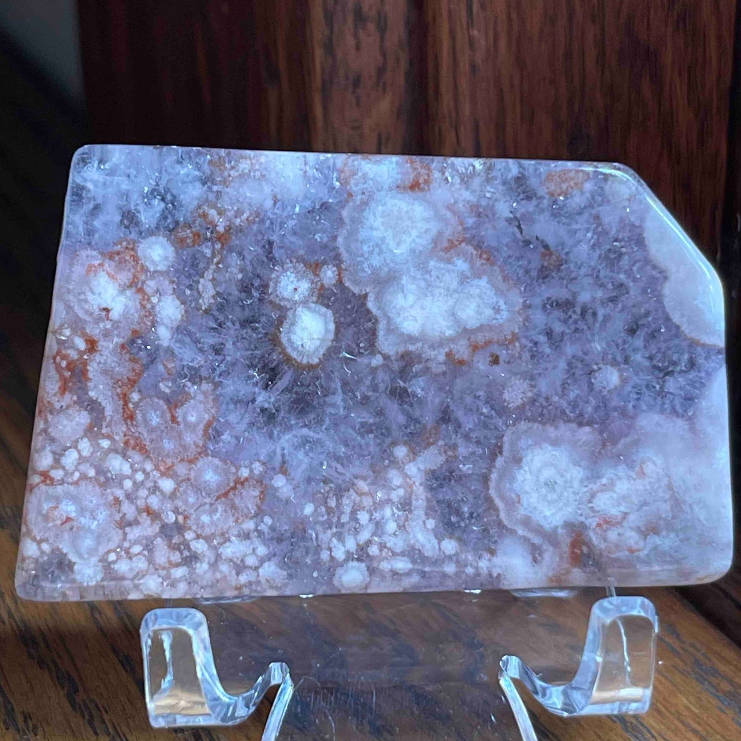 Amethyst x Flower Agate Mini Slabs