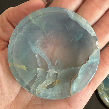 Blue Calcite Mini Plate | Lemurian Aquatine Calcite from Argentina | Choose Your Own Piece