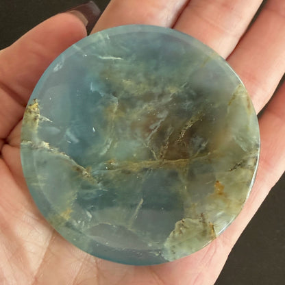 Blue Calcite Mini Plate | Lemurian Aquatine Calcite from Argentina | Choose Your Own Piece