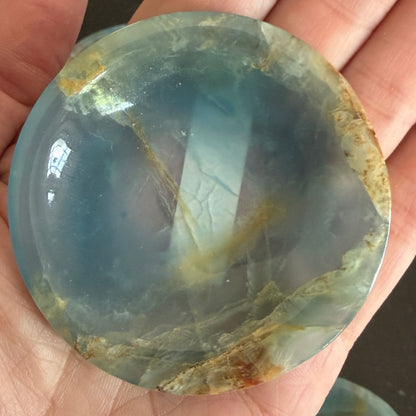 Blue Calcite Mini Plate | Lemurian Aquatine Calcite from Argentina | Choose Your Own Piece