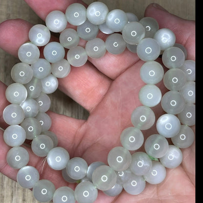 Green Moonstone Bracelets // 8mm bead + 7-7.5 bracelet