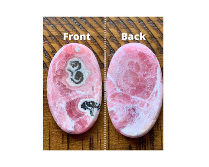 Rhodochrosite Palm Stones // Gemmy and Gorgeous - Direct from Argentina