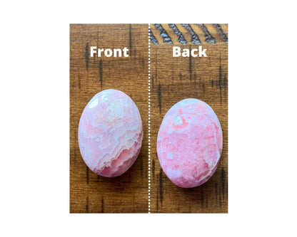 Mini Rhodochrosite Palm Stones