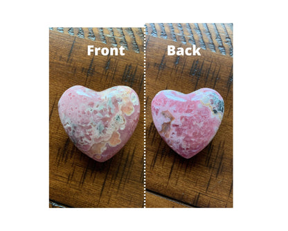 Rhodochrosite Puffy Hearts - Direct from Argentina