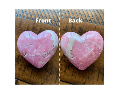 Rhodochrosite Puffy Hearts - Direct from Argentina