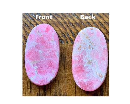 Rhodochrosite Palm Stones // Gemmy and Gorgeous - Direct from Argentina