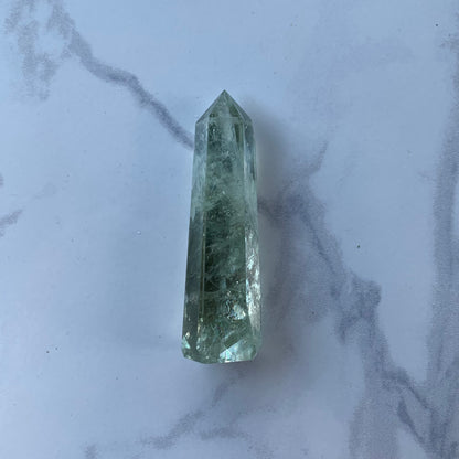 Natural Green Amethyst (Prasiolite) Towers