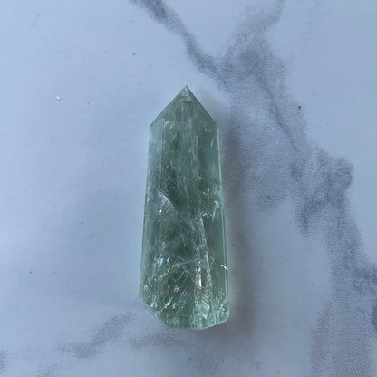 Natural Green Amethyst (Prasiolite) Towers