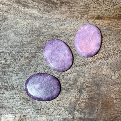 Lepidolite Worry Stones