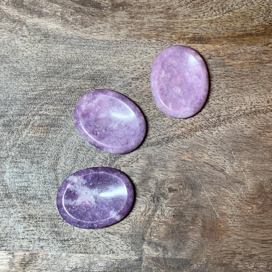 Lepidolite Worry Stones