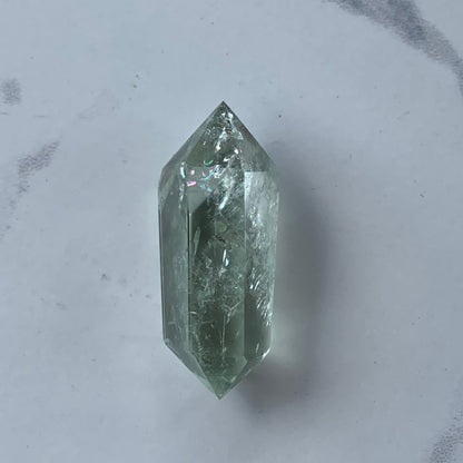 Natural Green Amethyst (Prasiolite) Double Terminated Points