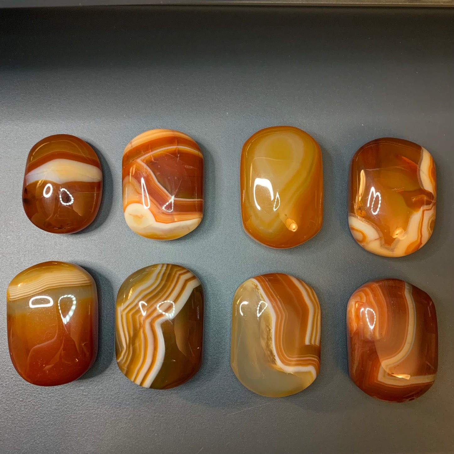 Carnelian Palm Stones