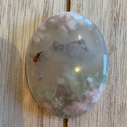 Flower Agate Worry Stones