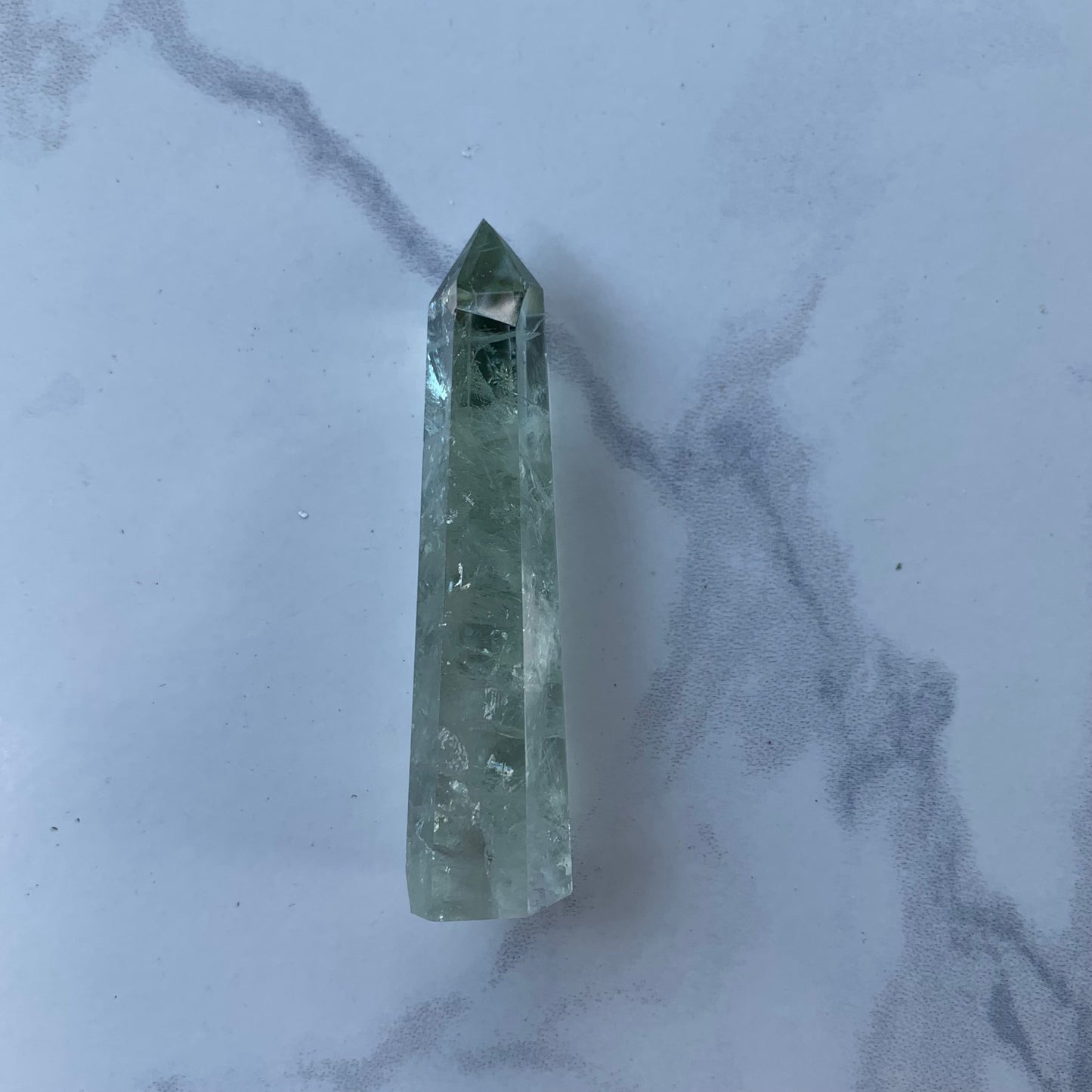 Natural Green Amethyst (Prasiolite) Towers