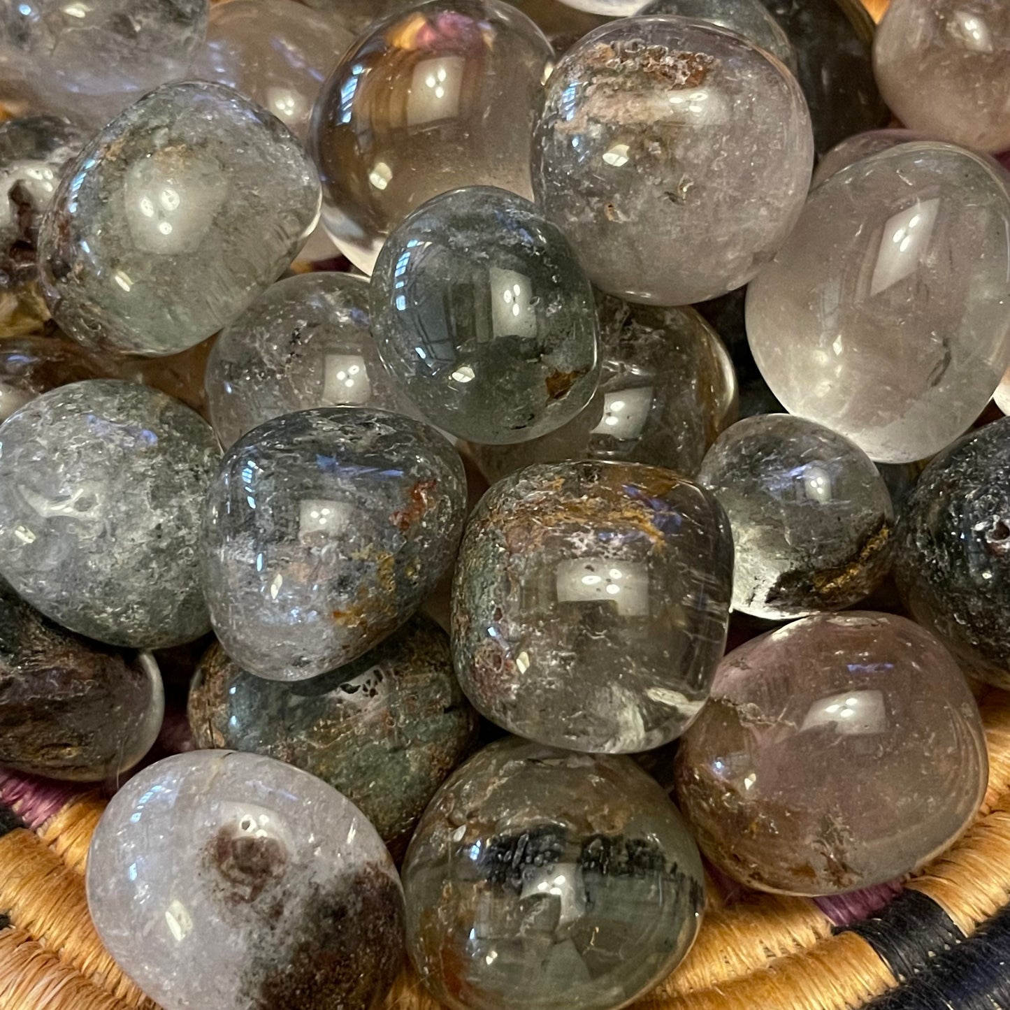 Garden Quartz Tumbles // Lodalite Tumbles