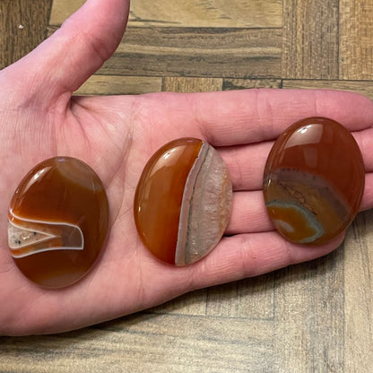 Carnelian Worry Stones