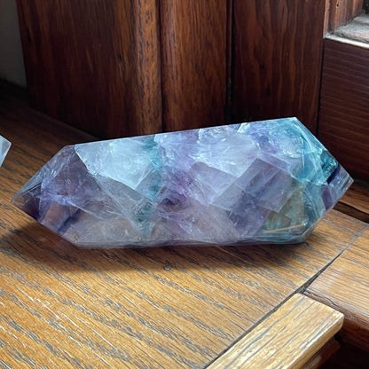 Fluorite Double Terminated Points (Large) // Rainbows + Gorgeous Quality