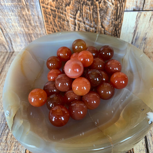 Mini Carnelian Spheres