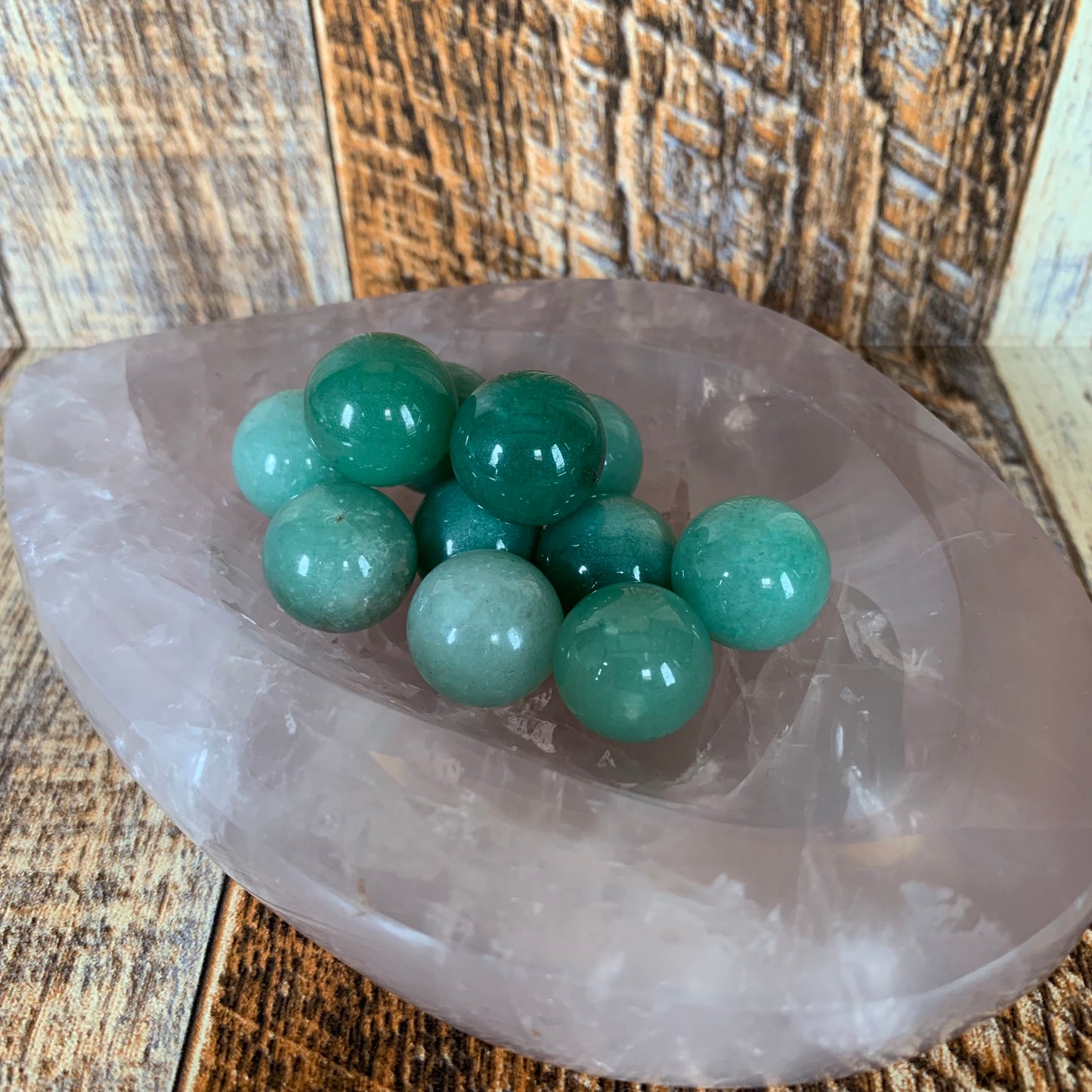 Mini Green Aventurine Spheres