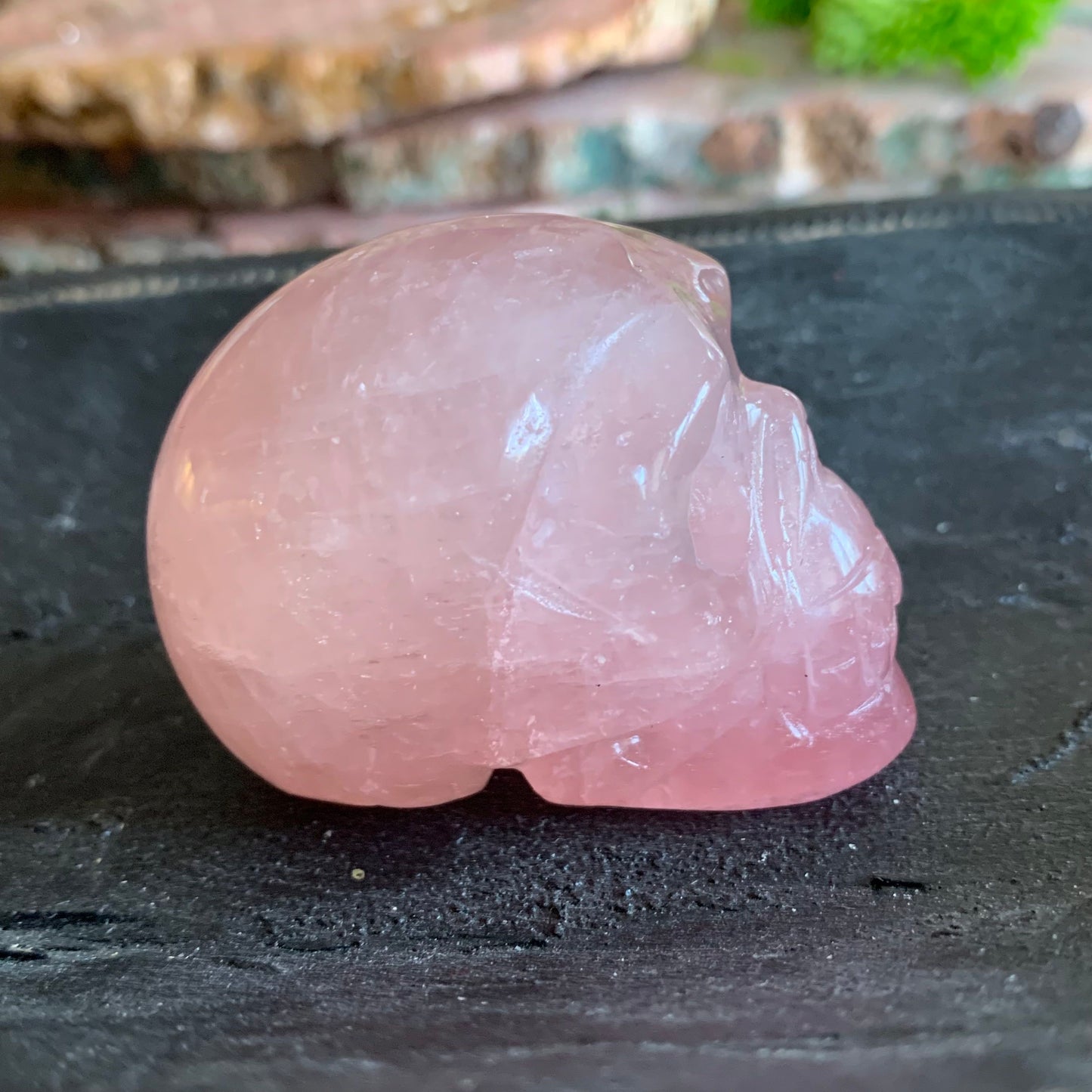 Rose Quartz Skulls