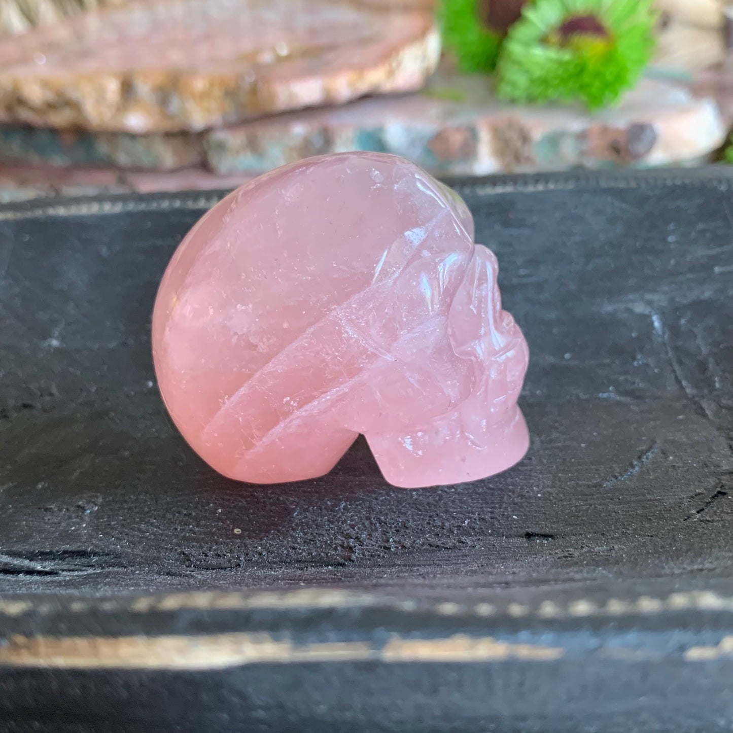 Rose Quartz Skulls