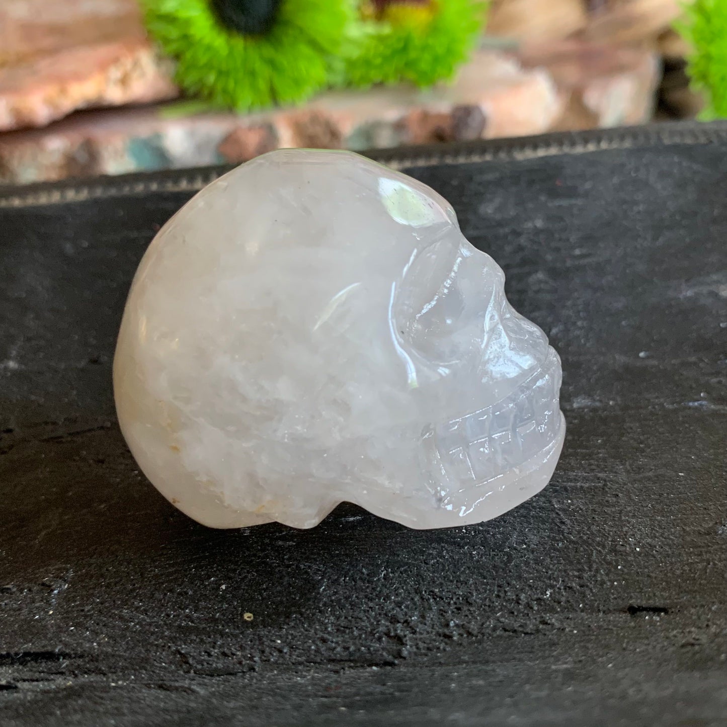 Blue Rose Quartz Skulls