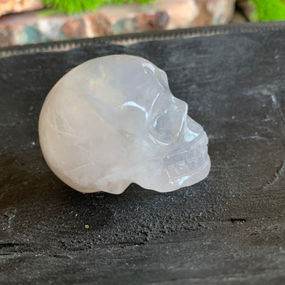 Blue Rose Quartz Skulls