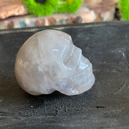 Blue Rose Quartz Skulls