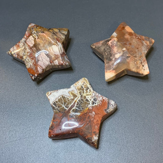 Crazy Lace Agate Stars