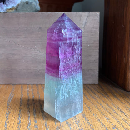 Banded Watermelon Fluorite Obelisk Towers