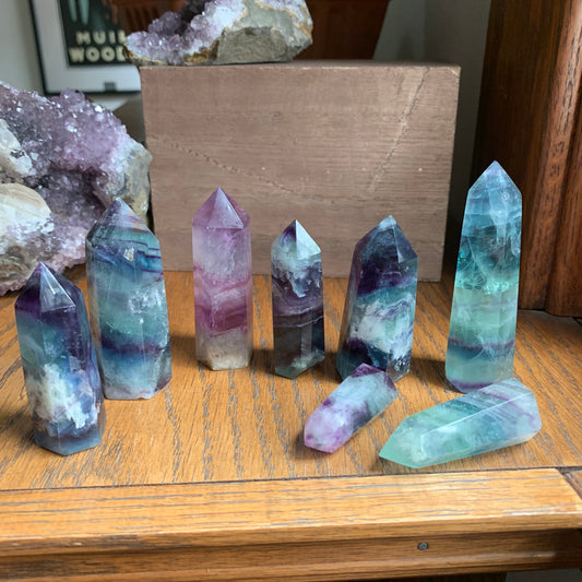 Snowflake Fluorite Towers