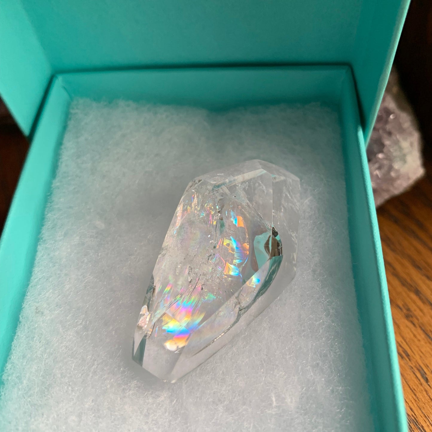 Clear Quartz Gem-Rainbow Freeforms