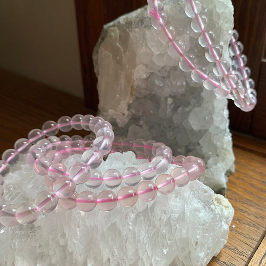 Mozambique Rose Quartz Bracelets