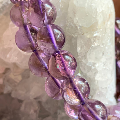 Amethyst Gem Rainbow Bracelets