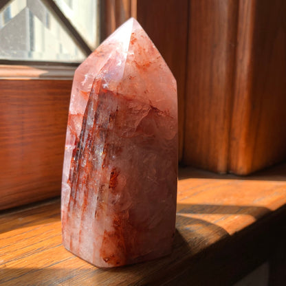 Fire Quartz Tower (Hematoid Quartz)