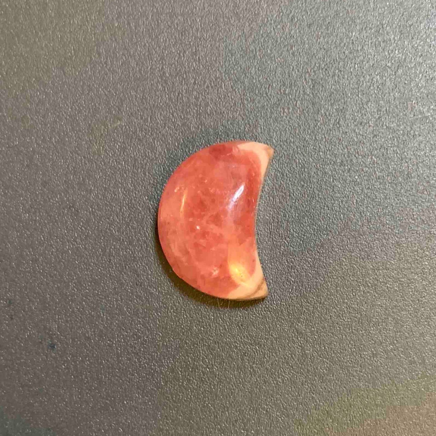 Gemmy Rhodochrosite Moons - Polished Back Side (Flat)